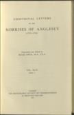 Additional Letters of the Morrises of Anglesey (1735-1786)