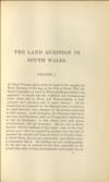 The Land Question in South Wales - a Defence of the Landowners of South Wales and Monmouthshire