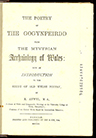 The Poetry of the Gogynfeirdd from the Myvyrian Archaiology of Wales with an Introduction to the Study of the Old Welsh Poetry.