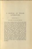 A Manual of Welsh Literature Containing a Brief Survey of the Works of the Chief Bards and Prose Writers from the Sixth Century to the end of the Eighteenth