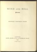 Wind and Hill Poems