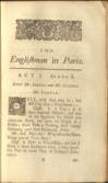 The Englishman in Paris a Comedy in Two Acts