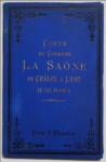 Carte de Cours de La Saone de Chalon a Lyon au 50,000e