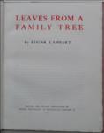 Leaves from a Family Tree