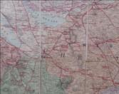 Large Scale Railway and Station Map of England and Wales, On 24 Sheets, Coloured to Show The Fox Hunts. Sheet 8