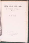 Thy Son Liveth a Vision of the War