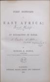 First Footsteps in East Africa; or, An Exploration of Harah.