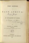 First Footsteps in East Africa; or, An Exploration of Harah.