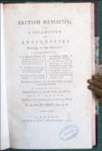 British Remains; or a Collection of Antiquities Relating to the Britons: