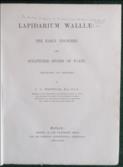 Lapidarium Walliae: The Early Inscribed and Sculptured Stones of Wales, Delineated and Described& Inscriptiones Britanniae Christianae