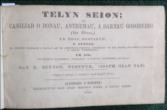 Telyn Seion; sef Casgliad o Donau, Anthemau, a Darnau Gosodedig. WITH Eos Cymru;