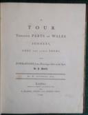 A Tour Through Parts of Wales, Sonnets, Odes, and Other Poems.