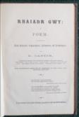 Rhaiadr Gwy: A Poem. Illustrated by Notes Historical, Topopgraphical, Antiquiarian, and Archaeological.
