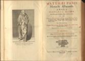 Matthaei Paris Monachi Albanensis Angli, Historia Major.