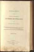 A Catalogue of the Royal and Noble Authors of England, with Lists of Their Works