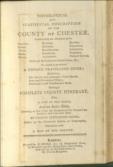 Topographical and Statistical Description of the County of Chester