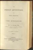 The Persian Adventurer: Being The Sequel of The Kuzzilbash;