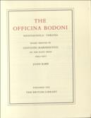 The Officina Bodoni Montagnola . Verona Books Printed by Giovanni Mardersteig on the Hand Press 1923-1977