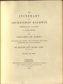 The Itinerary of Archbishop Baldwin Through Wales, AD MCLXXXVIII.