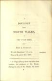 A Diary of a Journey Into North Wales in the Year 1774..