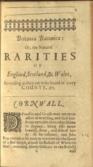 Britannia Baconica, or the Natural Rarities of England Scotland & Wales According as they are to be Found in Every Shire