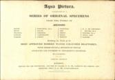 Aqua pictura. Illustrated by a series of original specimens... Exhibiting the works of the most approved modern water colour draftsmen, with their style & method of touch, engraved and finished in progressive examples