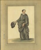 [Habits of Religious Orders] A Collection of 282 original watercolour drawings of nuns and priests, with accompanying manuscript descriptions in English.