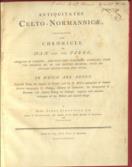 Antiquitates celto-normannicæ, containing the Chronicle of Man and the isles, abridged by Camden, and now first published complete, from the original ms. in the British musæum; with an English translation, and notes.