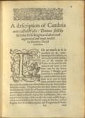 The historie of Cambria, now called Wales: a part of the most famous yland of Brytaine