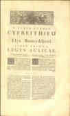 Cyfreithjeu Hywel Dda ac eraill, Seu Leges Wallicae ecclesiasticae & civiles Hoeli Bonï et aliorum Walliae principum ; quas ex variis codicibus manuscriptis eruit, interpretatione Latina, notis & glossario illustravit Guilielmus Wottonus,