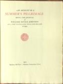 An Account of a Summers Pilgrimage Being a Journal of William Savage Johnson on a Trip to England, Wales and Ireland in 1925