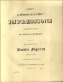 Forty Lithographic Impressions From Drawings Selected From His Studies of Rustic Figures After Nature