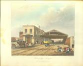 Coloured views on the Liverpool and Manchester Railway, with plates of the coaches, machines, &c. with descriptive particulars, serving as a guide to travellers on the railway