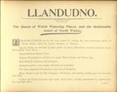 Llandudno, Queen of Welsh Watering Places