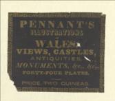Illustrations of Wales, Views, Castles, Antiquities, Monuments, &c, &c. Forty-Four PLates. Priced Two Guineas.