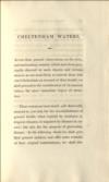 Observations on the Cheltenham Water, and the Diseases in which they are recommended. To which is anexed, An Analysis of the Salts and Waters, by Several Very Eminent Chemists