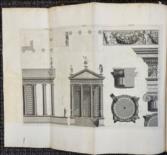 The Architecture of A. Palladio; in Four Books. Containing a short treatise of the five orders and the most necessary observations concerning all sorts of building; as also the different construction of private and publick houses, high-ways, bridges, market-places, xystes, and temples, with their plans, sections and uprights.