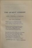 The Quaint Comedy of Love, Wooing & Mating Songs, Lyrics, Ballads & Verses: An English, Scottish & Irish Anthology