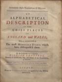 Dictionarium Angliæ Topographicum & Historicum. An alphabetical description of the chief places in England and Wales; With an account of the most memorable events which have distinguish