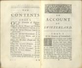 An Account of Switzerland Written in the Year 1714.