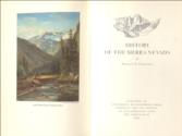 History of the Sierra Nevada