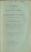 Address Delivered at the Anniversary Meeting of the Geological Society of London, on the 20th of February, 1857; prefaced by the Announcement of the Award of the Wollaston Palladium  Medal and Proceeds of the Donation-Fund for the same year.